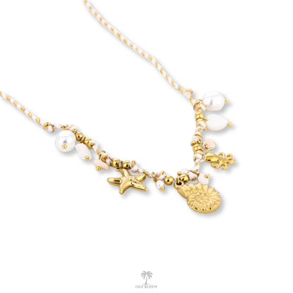 Golden Shore | Charm necklace