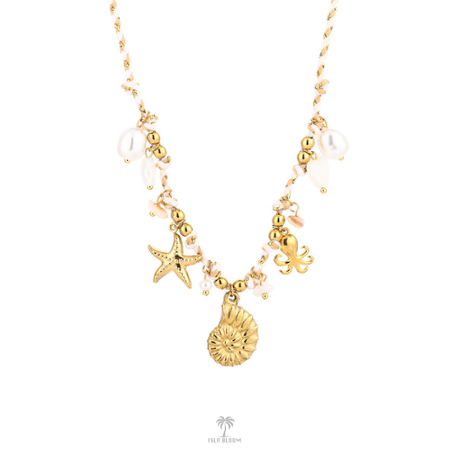Golden Shore | Charm necklace