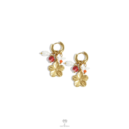 Golden Bloom | Drop Earrings