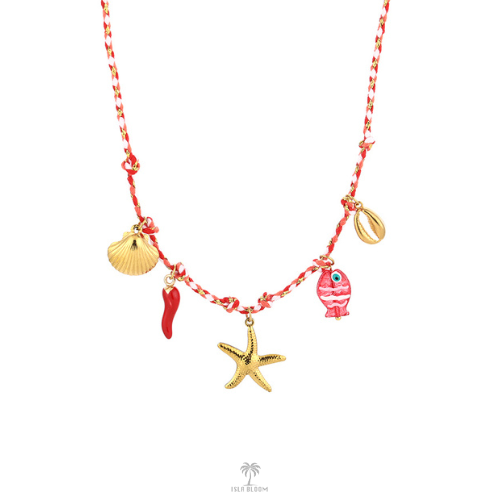Coral Tide | Charm necklace