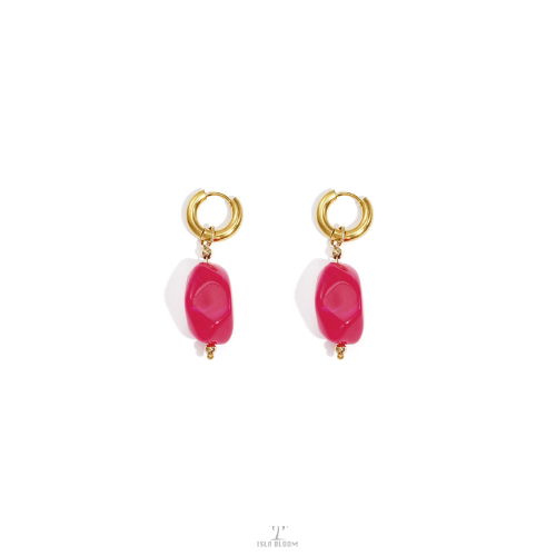 Pink Sunset l Solara Drop Earrings