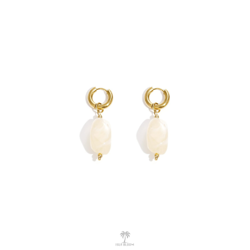 Sandy Cream l Solara Drop Earrings